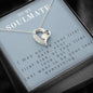 Sentimental Heart Necklace for Wife, Girlfriend | Custom Heart Design