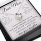 Sentimental Heart Necklace for Mom | Custom Heart Necklace