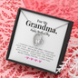*For My Grandma, Happy Mother's Day-Forever Love Necklace - Custom Heart Design