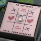 Floating Heart Necklace for Wife | Custom Heart Design