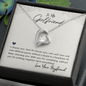 Girlfriend Heart Necklace, Forever Love Heart Necklace To My Girlfriend | Custom Heart Design