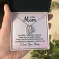 Mom Jewelry, Heart Necklace for Mom, Floating Heart Necklace | Custom Heart Design