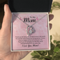 Mom Jewelry, Gold Heart Necklace for Mom, Floating Heart Necklace | Custom Heart Design