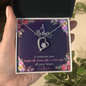 Mom Jewelry, Heart Necklace for Mom, Floating Heart Necklace | Custom Heart Design