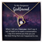 Girlfriend Heart Jewelry, Forever Love Necklace To My Girlfriend | Custom Heart Design