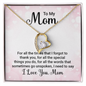 Mom Jewelry, Heart Necklace for Mom, Floating Heart Necklace | Custom Heart Design