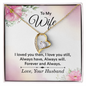 Sentimental Heart Necklace for Wife | Custom Heart Design