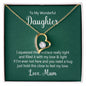Daughter Floating Heart Necklace, Heart Necklace for Daughter | Custom Heart Design