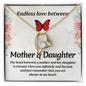 Mom Jewelry, Heart Necklace for Mom, Floating Heart Necklace - Custom Heart Design