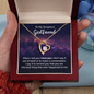 Girlfriend Heart Jewelry, Forever Love Necklace To My Girlfriend | Custom Heart Design