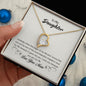 Daughter Floating Heart Necklace, Heart Necklace | Custom Heart Design