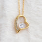 Daughter Floating Heart Necklace, Heart Necklace for Daughter | Custom Heart Design