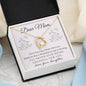 Sentimental Heart Necklace for Mom | Custom Heart Necklace
