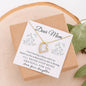 Sentimental Heart Necklace for Mom | Custom Heart Necklace