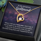 Girlfriend Heart Jewelry, Forever Love Necklace To My Girlfriend | Custom Heart Design