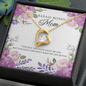 Sentimental Heart Necklace for Bonus Mom | Custom Heart Design