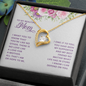 Meaningful Forever Love Heart Necklace for Mom | Custom Heart Design