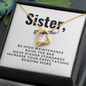 Sister, You got this-Sentimental Heart Necklace | Custom Heart Design
