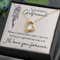 Girlfriend Heart Necklace, Forever Love Necklace To My Girlfriend | Custom Heart Design