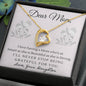 Sentimental Heart Necklace for Mom | Custom Heart Necklace
