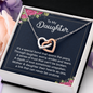Mother & Daughter Interlocking Hearts Necklace | Custom Heart Design