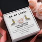 Oh my Lord Granddaughter-Eloise Interlocking Heart Necklace - Custom Heart Design