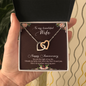 Anniversary Interlocking Hearts Necklace for Wife | Custom Heart Design
