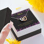You believe in me-Interlocking Hearts - Custom Heart Design