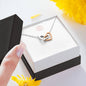 Sentimental Interlocking Hearts Necklace | Custom Heart Design