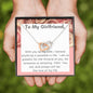 Interlocking Hearts Necklace for Girlfriend | Custom Heart Design