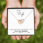 Sentimental Interlocking Hearts Necklace for Wife | Custom Heart Design