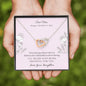 Forever grateful for you, From Daughter - Custom Heart Design