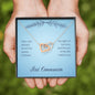 First Communion-Interlocking Hearts Necklace | Custom Heart Design