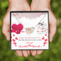 Interlocking Hearts Necklace for Sister Birthday | Custom Heart Design