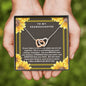 Interlocking Hearts Necklace for Granddaughter | Custom Heart Design