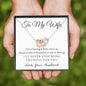 Interlocking Hearts Necklace for Wife | Custom Heart Design