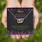 You believe in me-Interlocking Hearts - Custom Heart Design