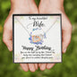 Interlocking Hearts Necklace for Wife's Birthday | Custom Heart Design
