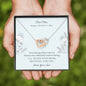 Forever grateful for you, From Son - Custom Heart Design