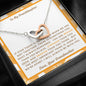 Interlocking Hearts Necklace for Granddaughter | Custom Heart Design
