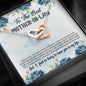 To the Best Mother In Law, Thank you for welcoming me. - Custom Heart Design