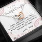 Interlocking Hearts Necklace for Daughter | Custom Heart Design