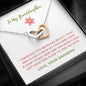 Interlocking Hearts Necklace for Granddaughter | Custom Heart Design