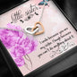 Sentimental Interlocking Hearts Necklace for Sister | Custom Heart Design
