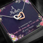 Sentimental Interlocking Hearts Necklace for Mom | Custom Heart Design