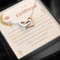 Interlocking Hearts Necklace for Girlfriend | Custom Heart Design