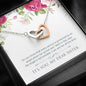 Sentimental Interlocking Hearts Necklace | Custom Heart Design