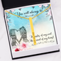 You are the sister of my soul-Vertical Stick - Custom Heart Design