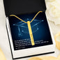 Graduation Vertical Stick Necklace - Custom Heart Design