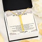 To My Future Wife, My life changed-Vertical Stick - Custom Heart Design